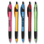 Colored Gripped Slimster Click Pen