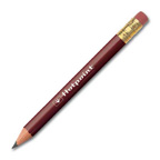 Golf Pencil (Round) With Eraser