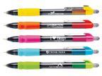 Max Glide Tropical Click Pen with Blue Ink