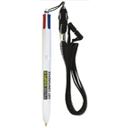 Bic 4 Color Pen with Lanyard