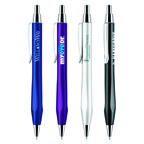 Triangular Grip Metal Pen with Blue Ink