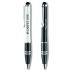 Soft Touch Stylus Metal Pen with Blue Ink