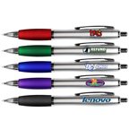 Silhouette Satin Grip Full Color Pen - Black Ink