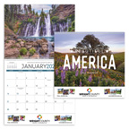 Deluxe Beautiful America 16 Month Wall Calendar
