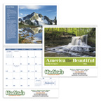 America the Beutiful with Recipes Wall Calendar