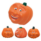 Pumpkin with Face Stress Reliever