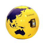 20 Inch Purple/Yellow Globe Beach Ball
