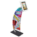I-Pad Powered Designed Advertising Display Tradeshow Stand