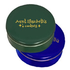 Colored Cookie Tins- Small