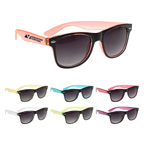 Two- Tone Translucent Malibu Sunglasses