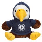 6 Inch Plush Liberty Eagle With Hoodie