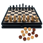 Chess And Checker Combo Set