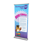 Vinyl Banner with Aluminum Stand - 47 x 80