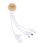 Bamboo 3 in 1 6 Inch Charging Cable