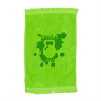 Premium Fringed Velour Sports Towel Colored