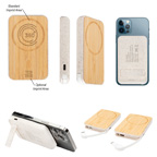 Mag Max Bamboo Wireless Charger Power Bank