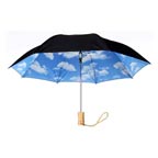 Blue Sky Automatic Folding Umbrella