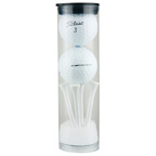 Two Ball Value Golf Gift Tube W/Domed Imprint