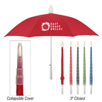 Umbrella with Collapsible Cover